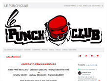 Tablet Screenshot of lepunchclub.com
